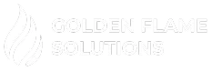 A Logo of Golden Flames